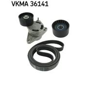 Multi-ribbed V-belt kit VKMA 36141 SKF for RENAULT ESPACE Mk IV