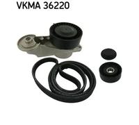 Multi-ribbed V-belt kit VKMA 36220 SKF for VOLVO V70 Mk II XC70 I Cross Country