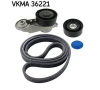 SKF VKMA 36221 V-Ribbed Belt Set