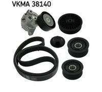 V-Ribbed Belt Set SKF VKMA 38140 Fits Mercedes-Benz Sprinter 3.5-T Sprinter 3-T