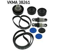 Multi-ribbed V-belt kit VKMA 38261 SKF for BMW 3 3 Coupe 5 5 Touring 3 Touring