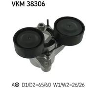 Multi-ribbed V-belt kit VKMA 38306 SKF for BMW 1 Sports Hatch 3 Touring 5 3 X3 7