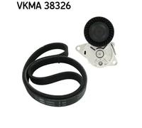 SKF V-Ribbed Belt Set (VKMA 38326) Suitable for BMW 5 3 Z3 7 X5 V-Ribbed Belt