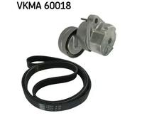 Multi-ribbed V-belt kit VKMA 60018 SKF for OPEL CHEVROLET