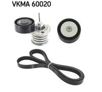 Multi-ribbed V-belt kit VKMA 60020 SKF for CHEVROLET OPEL