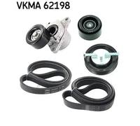 Multi-ribbed V-belt kit VKMA 62198 SKF for NISSAN NAVARA NP300