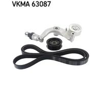 V-Ribbed Belt Set SKF VKMA 63087 Fits Honda Civic 6 Ribs