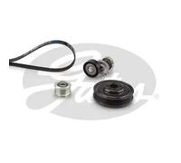 Multi-ribbed V-belt kit with crankshaft pulley K046PK1070 GATES for VW SEAT AUDI