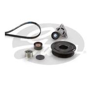 Multi-ribbed V-belt kit with crankshaft pulley K067PK1793 GATES for RENAULT