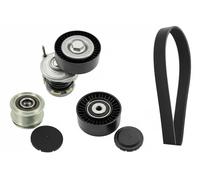 Multi-ribbed V-belt kit with freewheel belt pulley 529 0467 20 INA for AUDI VW