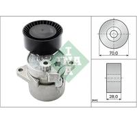 Multi-ribbed V-belt tensioner 533 0017 10 INA for MERCEDES-BENZ JEEP