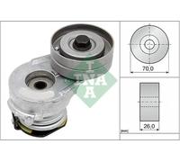 Aux Belt Tensioner fits VAUXHALL MERIVA A 1.7D 03 to 10 Y17DT Drive V-Ribbed INA