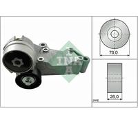Multi-ribbed V-belt tensioner 534 0146 10 INA for FORD FOCUS I FOCUS I Saloon