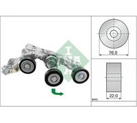 Multi-ribbed V-belt tensioner 534 0338 10 INA for MERCEDES-BENZ A-CLASS