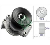 Multi-ribbed V-belt tensioner 534 0350 10 INA for LEXUS TOYOTA