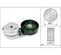 Multi-ribbed V-belt tensioner 534 0358 10 INA for LAND ROVER DISCOVERY IV