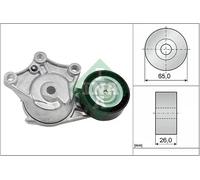 Aux Belt Tensioner fits PEUGEOT 208 CR, Mk1, Mk2 1.6D 2012 on Drive V-Ribbed INA