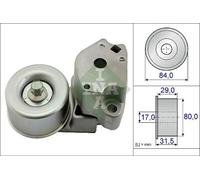 Multi-ribbed V-belt tensioner 534 0477 10 INA for MITSUBISHI L200 / TRITON