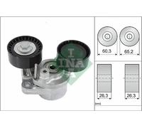 Multi-ribbed V-belt tensioner 534 0482 10 INA for BMW 1 Sports Hatch 3 Touring 5