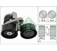 Multi-ribbed V-belt tensioner 534 0496 10 INA for BMW 3 Coupe 3 3 Touring