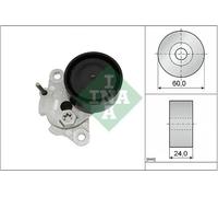 Aux Belt Tensioner fits VW PASSAT 3G5 2.0 2015 on Drive V-Ribbed INA 06K903133AC