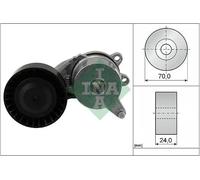 Aux Belt Tensioner fits TOYOTA YARIS/VITZ KSP130 1.0 2018 on 1KR-FE Drive INA