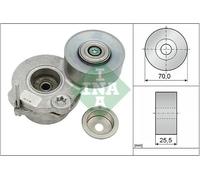 Aux Belt Tensioner fits VW AMAROK 3.0D 16 to 22 Drive V-Ribbed INA 059903133R