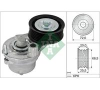 Multi-ribbed V-belt tensioner 534 0703 10 INA for CHEVROLET OPEL