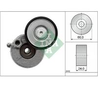 Aux Belt Tensioner fits VW TRANSPORTER Mk6 2.0D 2015 on Drive V-Ribbed INA New