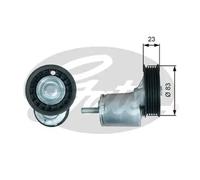 Multi-ribbed V-belt tensioner T38375 GATES for AUDI VW