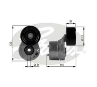 GATES T38431 Tensioner pulley