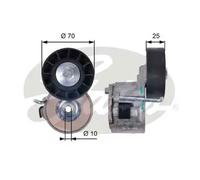 Multi-ribbed V-belt tensioner T39137 GATES for FIAT PEUGEOT CITROËN IVECO