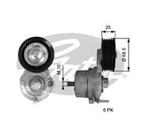 Multi-ribbed V-belt tensioner T39270 GATES for CHEVROLET OPEL
