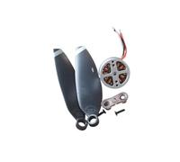 Multi-rotor 2350KV CW CCW 18mm Brushless electronic starter 2-3S Outer rotor with Black blade BLDC for DIY Drone FPV RC Quadcopter ICXLPMC(Set B)