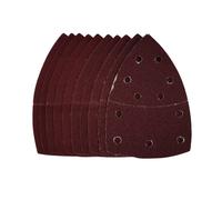 Draper 44334 Multi-Sanding Sheets with Hook and Loop, 102 x 62mm, 93mm, Assorted Grit (Pack of 10)