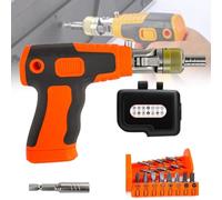 Multi Screwdriver Set, 16-in-1 Magnetic Tool with 14 Bits, Electric Screwdriver Gun, Pop Out Magazine Manual Screwdriver Set