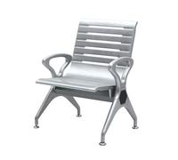 Multi-Seat Waiting Room Bench with Arms & Backrest - Durable Reception Chairs for Clinic Airport Hospital Barber Shop Salon and Bank - Comfortable Seating Solution