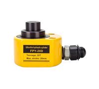 Multi-section 20T Hydraulic Cylinder Jack, Low Profile Jack, Ultra Low Profile Jack,stroke 1in Small Hydraulic Cylinder, Multifunctional Thin Lifting Cylinder, Multi-angle Use Of Jac(Size:20T/44092lb)