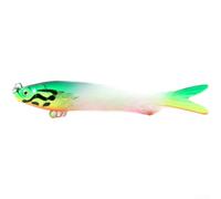 Multi Segmented Fishing Lure 13.7cm 27g Red Hard Bait With 3d Eyes And Treble Hooks For Bass Pike Trout Saltwater Freshwater Trolling Casting Gear(JM034-8)