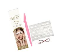 Multi-Shape Eyebrow Template With Quick-Apply Guides Design For Beginners & Professional Use Portable Travel Friendly Brow Kit