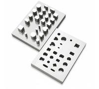 Multi-Shape Jewelry Stamping Die Set, Heart Shape Stamping Tools, Sturdy and Durable, Aluminum Alloy Material, for Jewelry Making, DIY Craft Stamping Tools