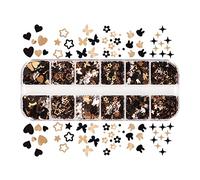 Multi-Shaped Glitter Confetti for Epoxy Resin Mold Filler Jewelry Making Accessories Sequins Nail Art Decorations Nail Art Sequins Variety Shapes Circles Turtle Flowers Jars Stars