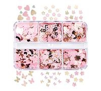 Multi-Shaped Glitter Confetti for Epoxy Resin Mold Filler Jewelry Making Accessories Sequins Nail Art Decoration Nail Art Sequins Variety Shapes Circles Turtle Flowers Jars Stars