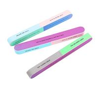 Multi-Sided Nail File 4-Way Buffer Block Smooth and Shiny Finish with Ease - All-Angle Perfection Sanding Sponge for Pedicure