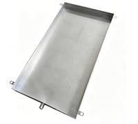 Multi-Size 304 Stainless Steel Leakage Protection Tray 0.8/2/4 Inch Deep Drip pan With Drain Universal Water Collector for air Conditioner Washing Machine Planter(36x24x2in)