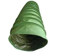 Multi-Size Canvas Ventilation Hose, Waterproof Flexible Retractable Air Duct, Easy-Store Exhaust Tube for Construction Site, Farm & Utility Blower Applications(L 6m(19.6ft),335mm(13.5"))