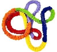 Multi-Size Cooperative Stretchy Band - Resistance Loop Bands for Teamwork Exercise, Playground Games, Children's Party Activities, and Group Fitness (6M)