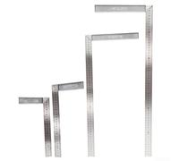 Multi Size L Shape Angle Square Ruler for Carpenters and Construction, Made from Rust Resistant Aluminum Alloy (500mm)