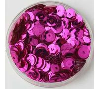 Multi Size Mix Color 4.0mm 5mm 6mm Sequin PVC Round Cup Sequins Paillettes Sewing Wedding Crafts Women Garments Accessories 10g-Rose red-5mm 10g 1200pcs