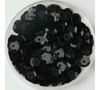 Multi Size Mix Color 4.0mm 5mm 6mm Sequin PVC Round Cup Sequins Paillettes Sewing Wedding Crafts Women Garments Accessories 10g-Black-4.0mm 10g 2000pcs